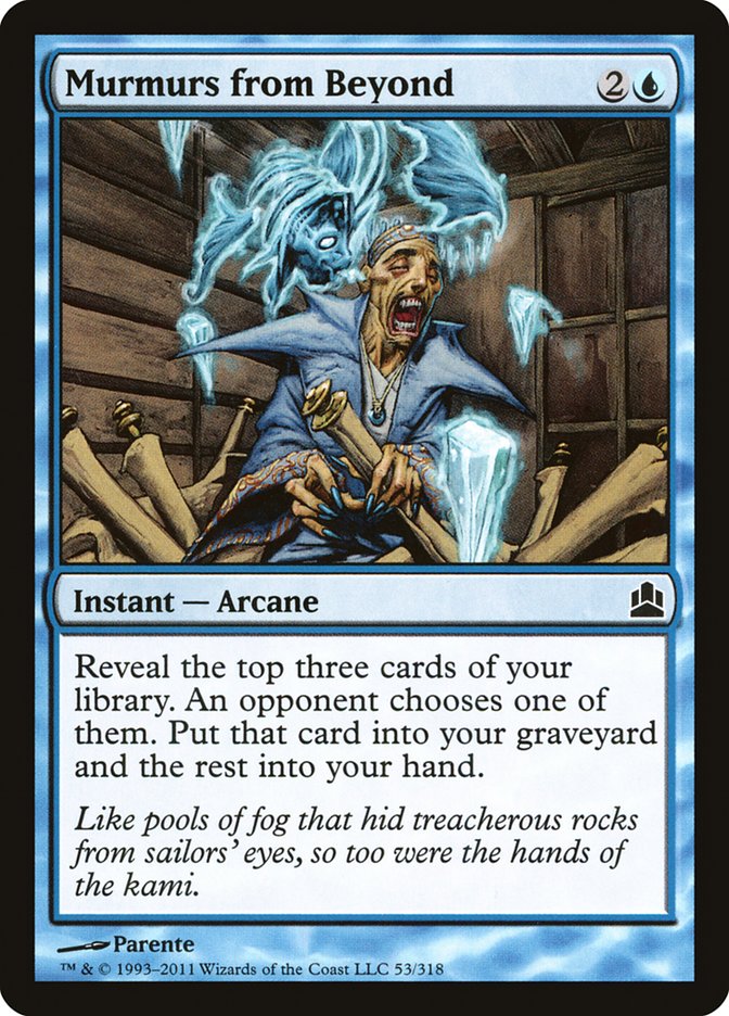 Murmurs from Beyond [Commander 2011] Magic: The Gathering