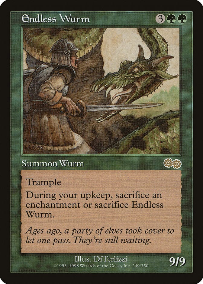 Endless Wurm [Urza's Saga] Magic: The Gathering