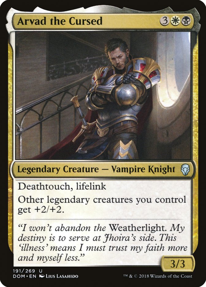 Arvad the Cursed [Dominaria] Magic: The Gathering