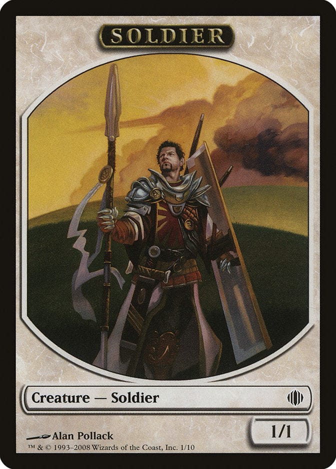 Soldier Token [Shards of Alara Tokens] Magic: The Gathering