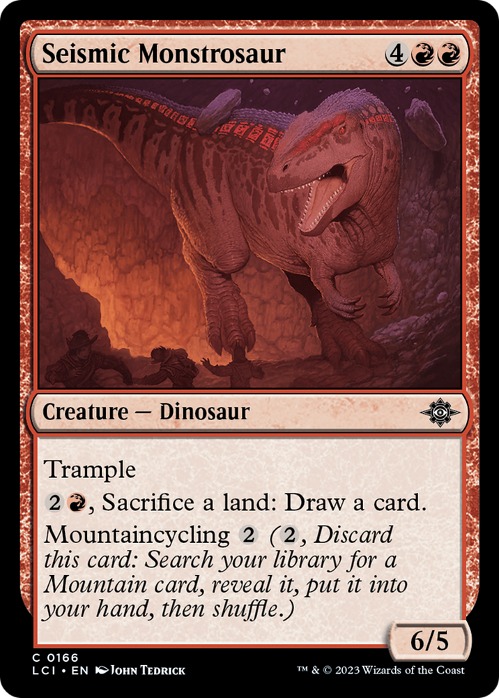 Seismic Monstrosaur [The Lost Caverns of Ixalan] Magic: The Gathering