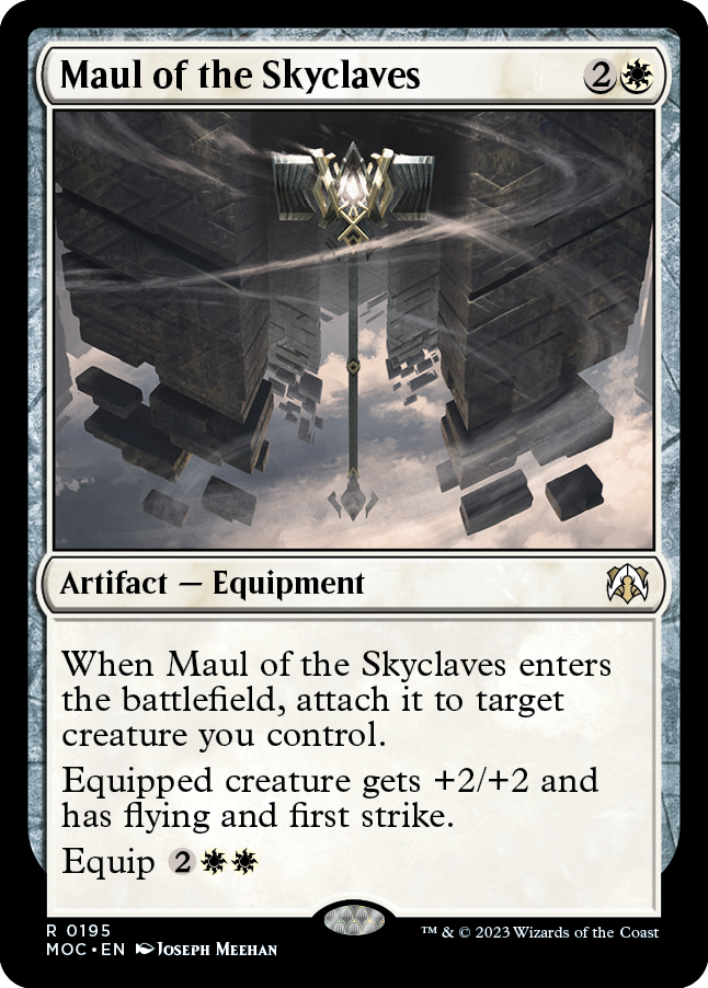 Maul of the Skyclaves [March of the Machine Commander] Magic: The Gathering