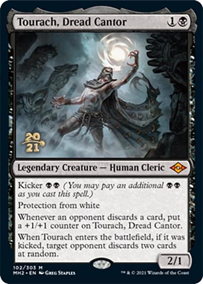 Tourach, Dread Cantor [Modern Horizons 2 Prerelease Promos] Magic: The Gathering