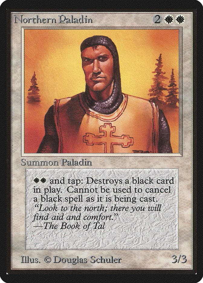 Northern Paladin [Beta Edition] Magic: The Gathering