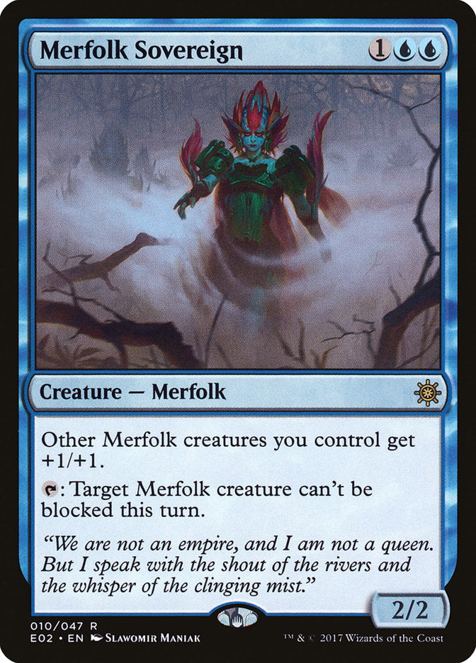 Merfolk Sovereign [Explorers of Ixalan] Magic: The Gathering