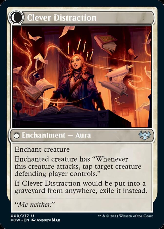 Distracting Geist // Clever Distraction [Innistrad: Crimson Vow] Magic: The Gathering