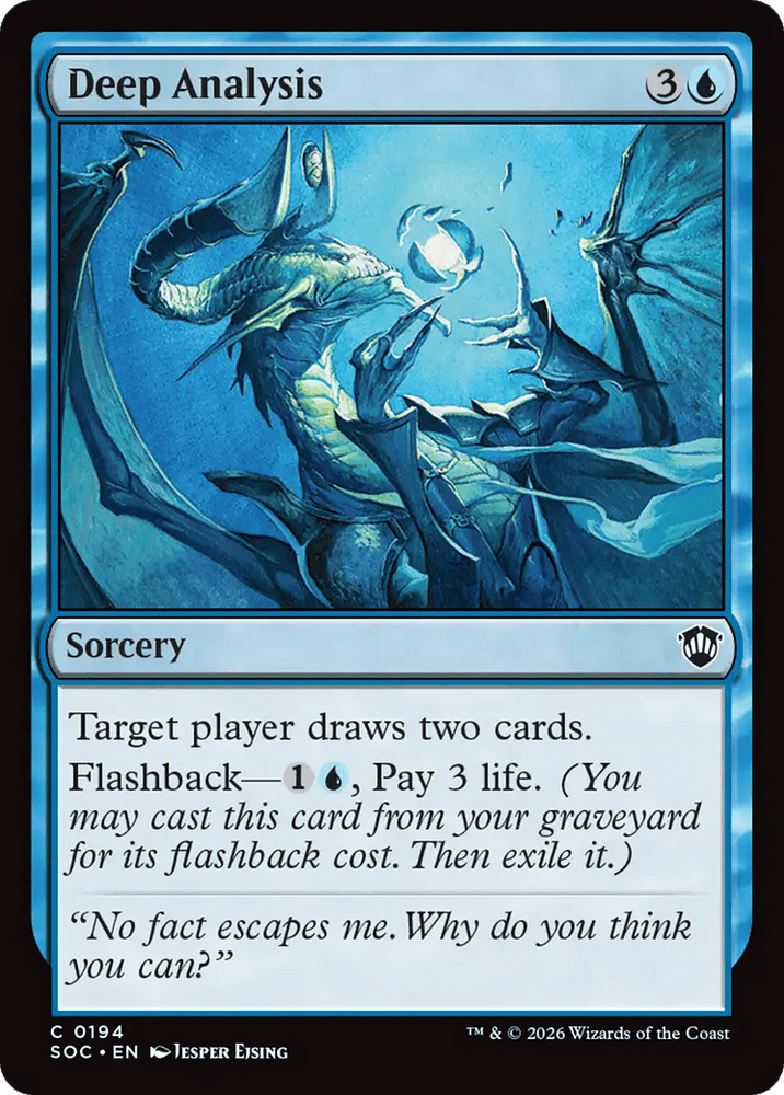 Deep Analysis [Secrets of Strixhaven Commander]