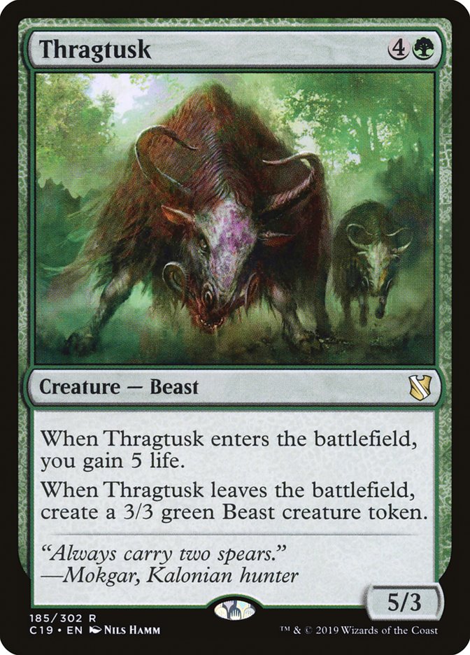 Thragtusk [Commander 2019] Magic: The Gathering
