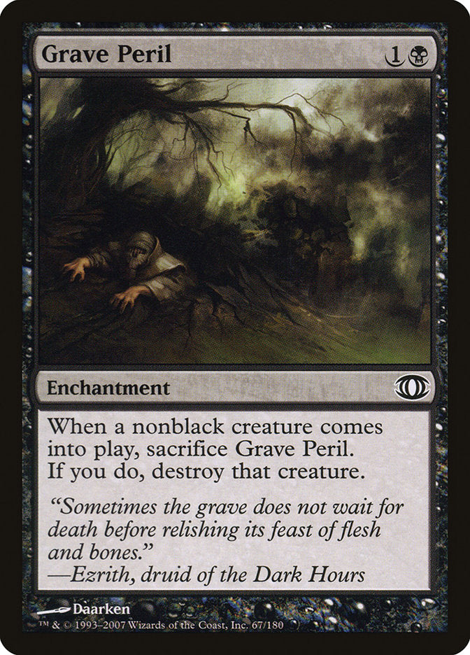 Grave Peril [Future Sight] Magic: The Gathering