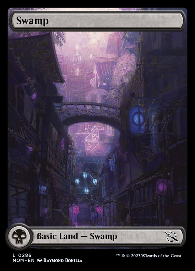 Swamp (286) [March of the Machine] Magic: The Gathering