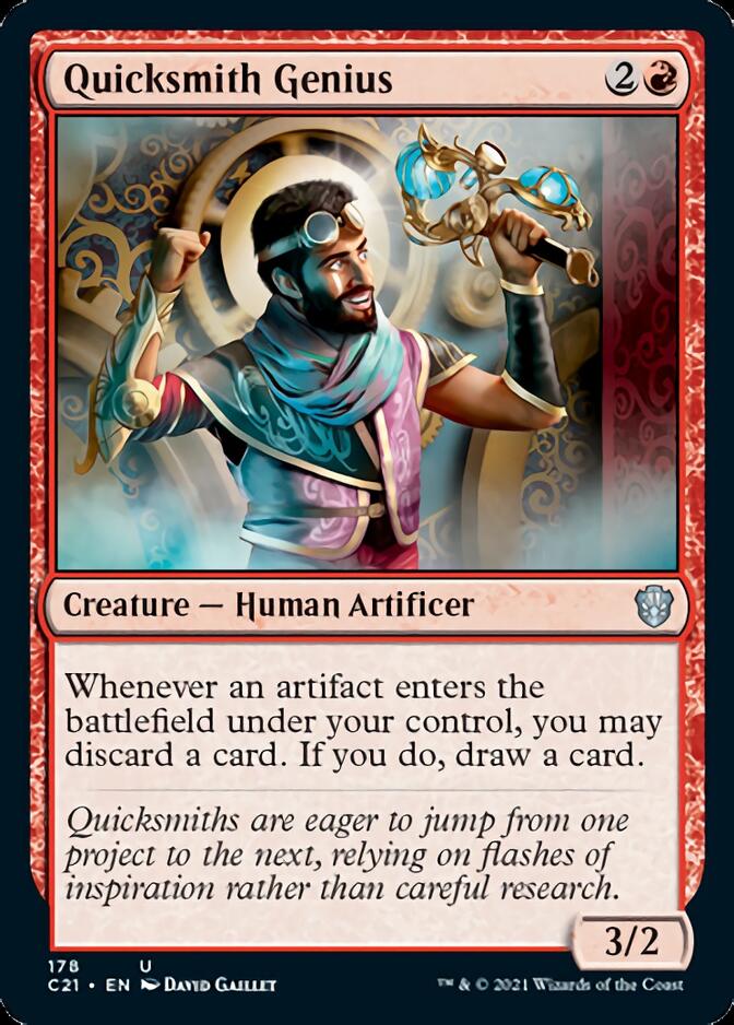 Quicksmith Genius [Commander 2021] Magic: The Gathering