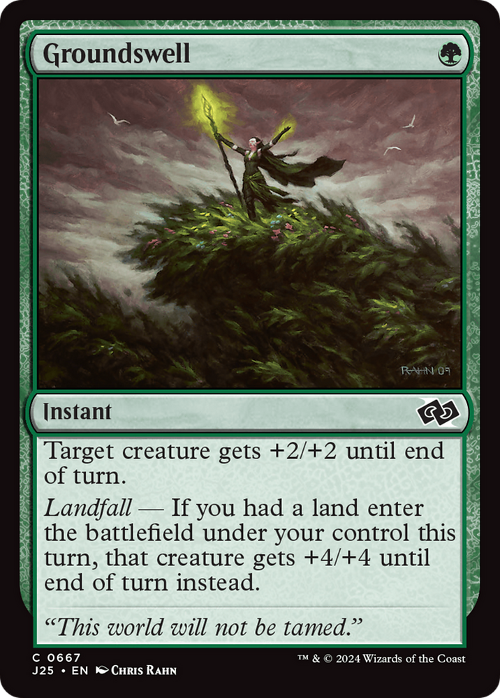 Groundswell [Foundations Jumpstart] Magic: The Gathering