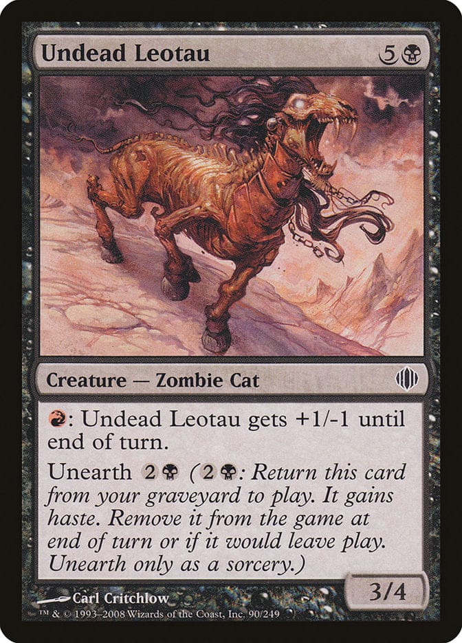 Undead Leotau [Shards of Alara] Magic: The Gathering