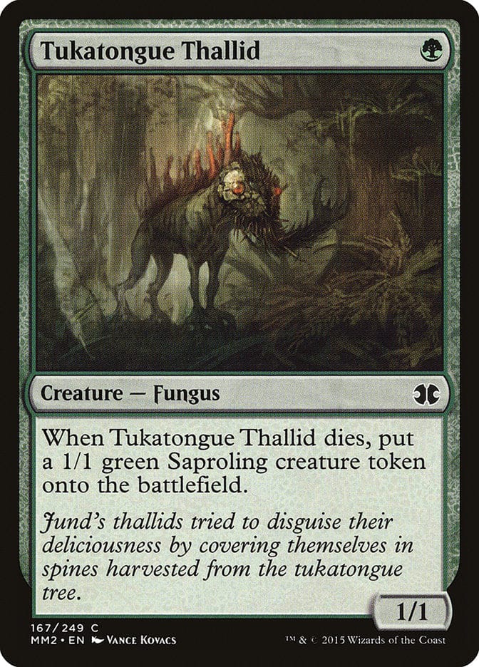 Tukatongue Thallid [Modern Masters 2015] Magic: The Gathering