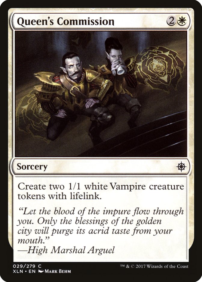 Queen's Commission [Ixalan] Magic: The Gathering