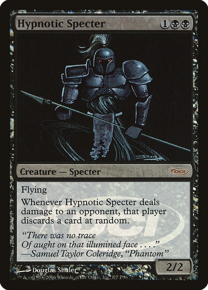 Hypnotic Specter [Magic Player Rewards 2006] Magic: The Gathering