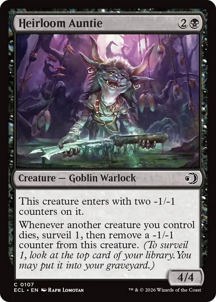 Heirloom Auntie [Lorwyn Eclipsed] Magic: The Gathering