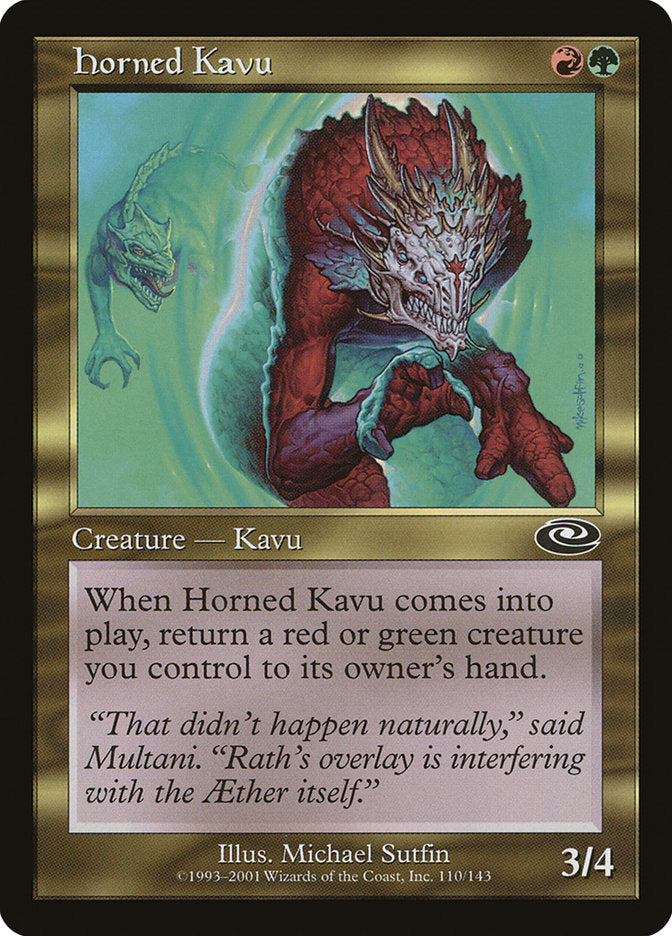 Horned Kavu [Planeshift] Magic: The Gathering