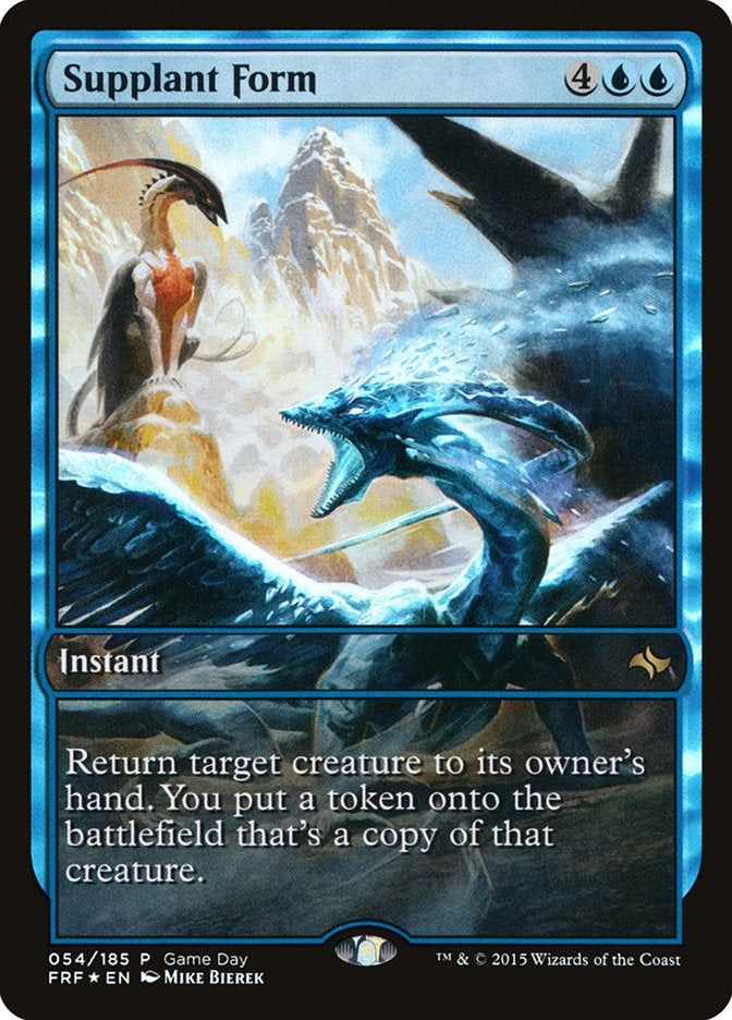 Supplant Form (Game Day) [Fate Reforged Promos] Magic: The Gathering
