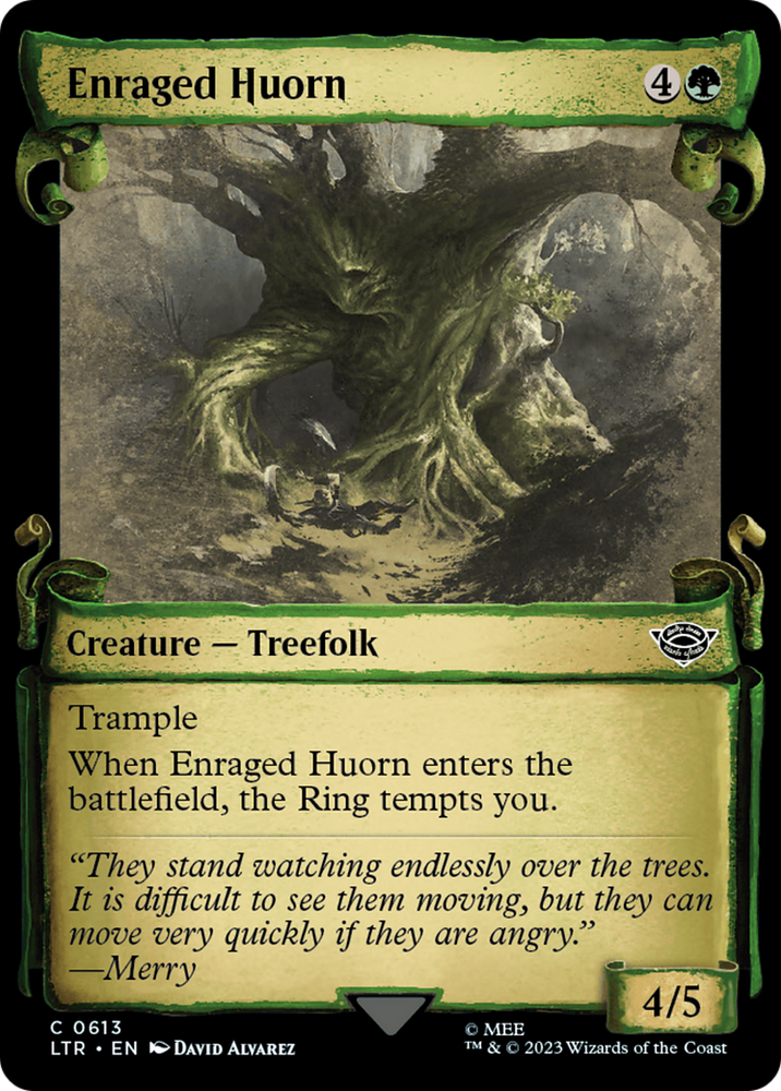 Enraged Huorn [The Lord of the Rings: Tales of Middle-Earth Showcase Scrolls] Magic: The Gathering