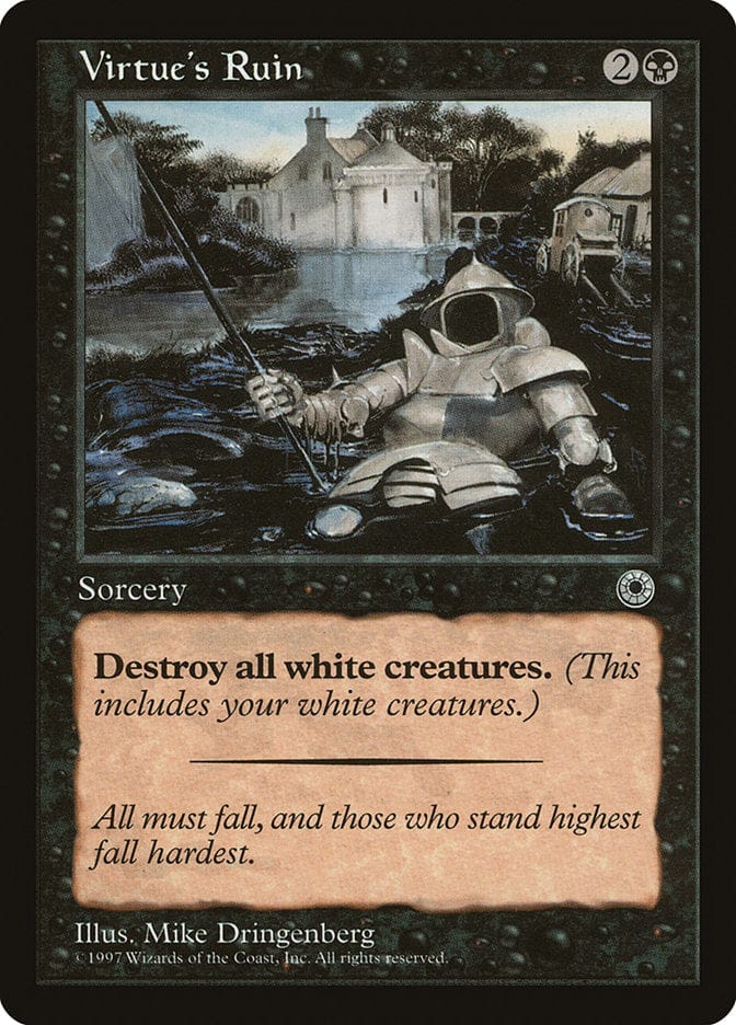 Virtue's Ruin [Portal] Magic: The Gathering