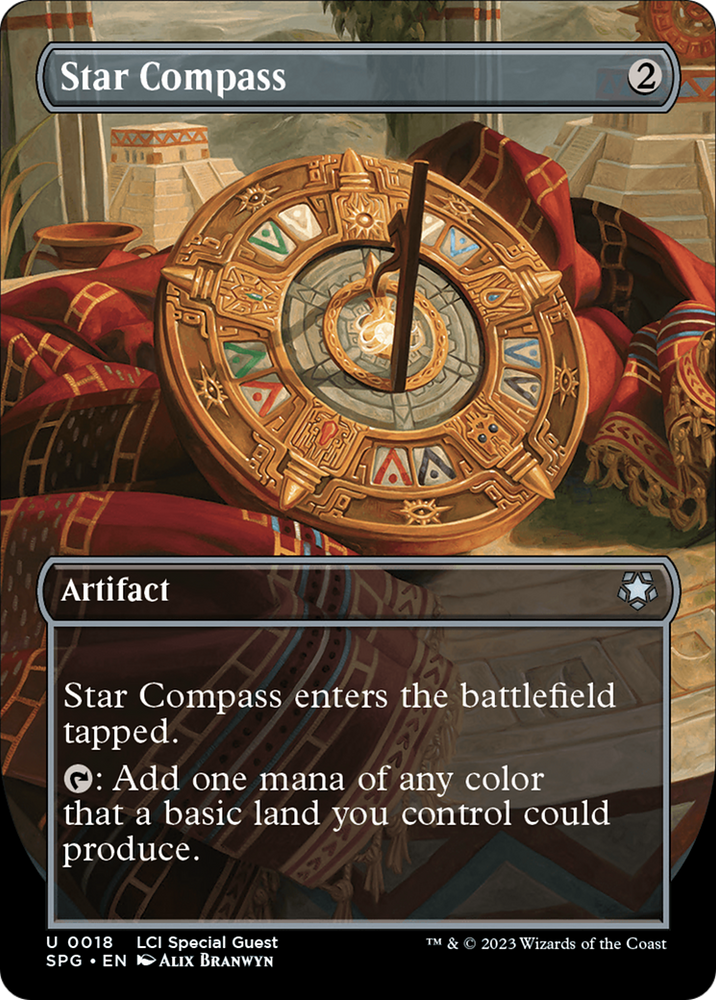 Star Compass (Borderless) [The Lost Caverns of Ixalan Special Guests] Magic: The Gathering