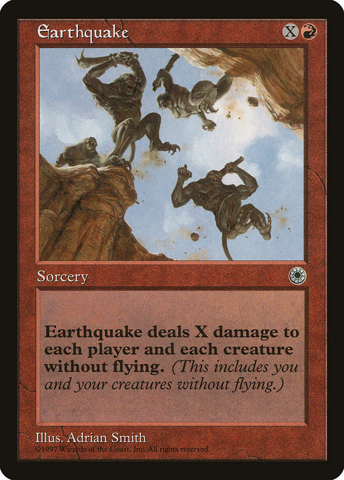 Earthquake [Portal] Magic: The Gathering