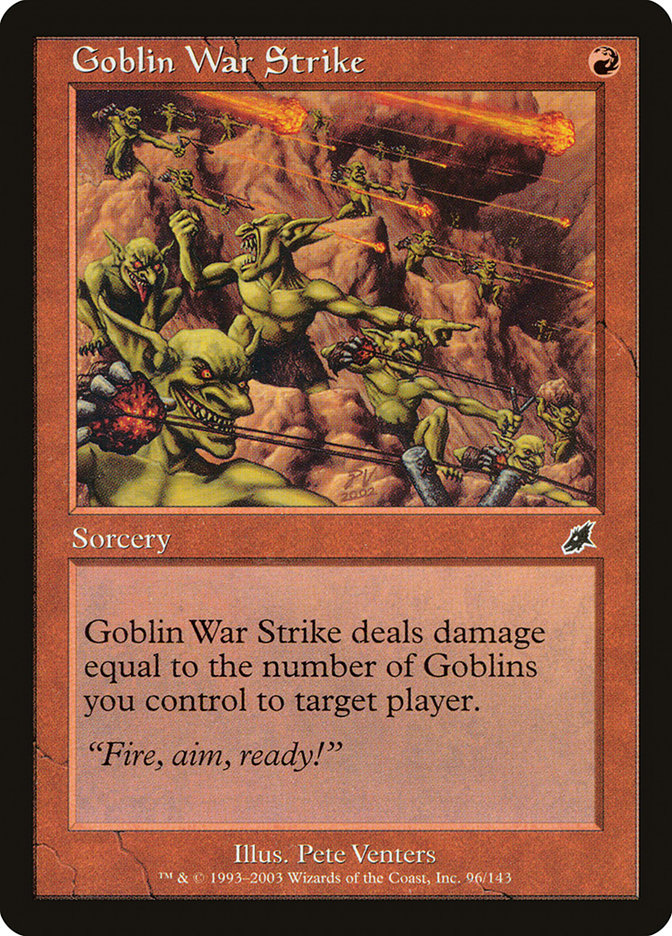 Goblin War Strike [Scourge] Magic: The Gathering