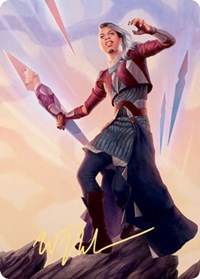 Niko Aris Art Card (Gold-Stamped Signature) [Kaldheim Art Series] Magic: The Gathering