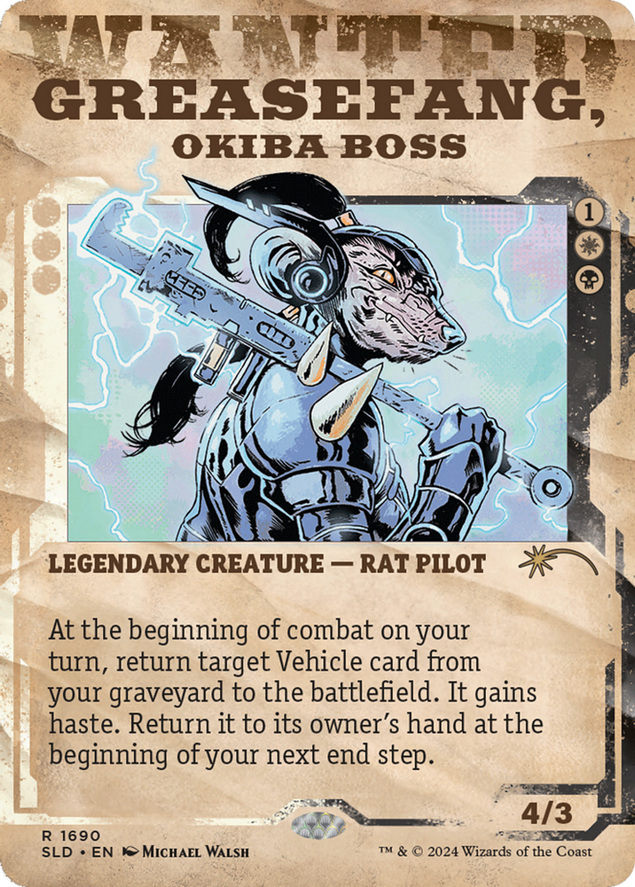 Greasefang, Okiba Boss [Secret Lair Drop Series] Magic: The Gathering