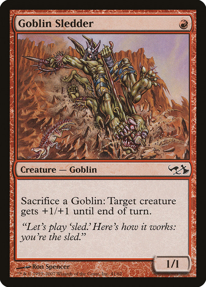 Goblin Sledder [Duel Decks: Elves vs. Goblins] Magic: The Gathering