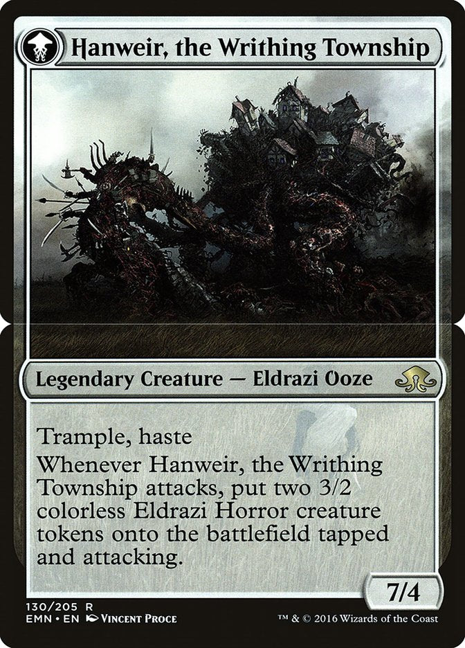 Hanweir, the Writhing Township [Eldritch Moon Prerelease Promos] Magic: The Gathering