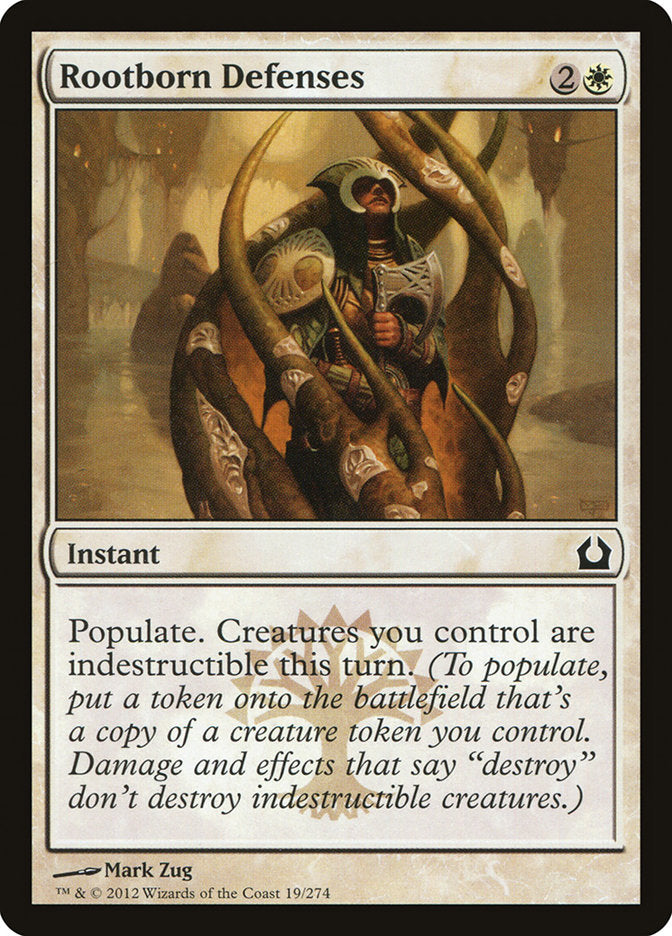 Rootborn Defenses [Return to Ravnica] Magic: The Gathering