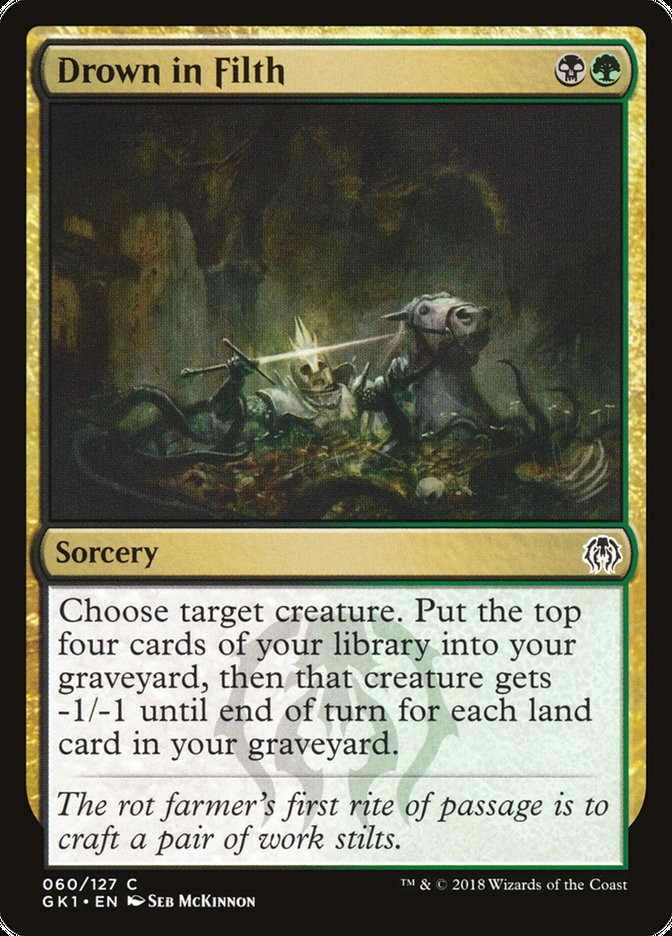 Drown in Filth [Guilds of Ravnica Guild Kit] Magic: The Gathering