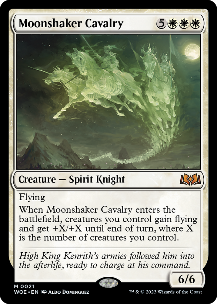 Moonshaker Cavalry [Wilds of Eldraine] Magic: The Gathering
