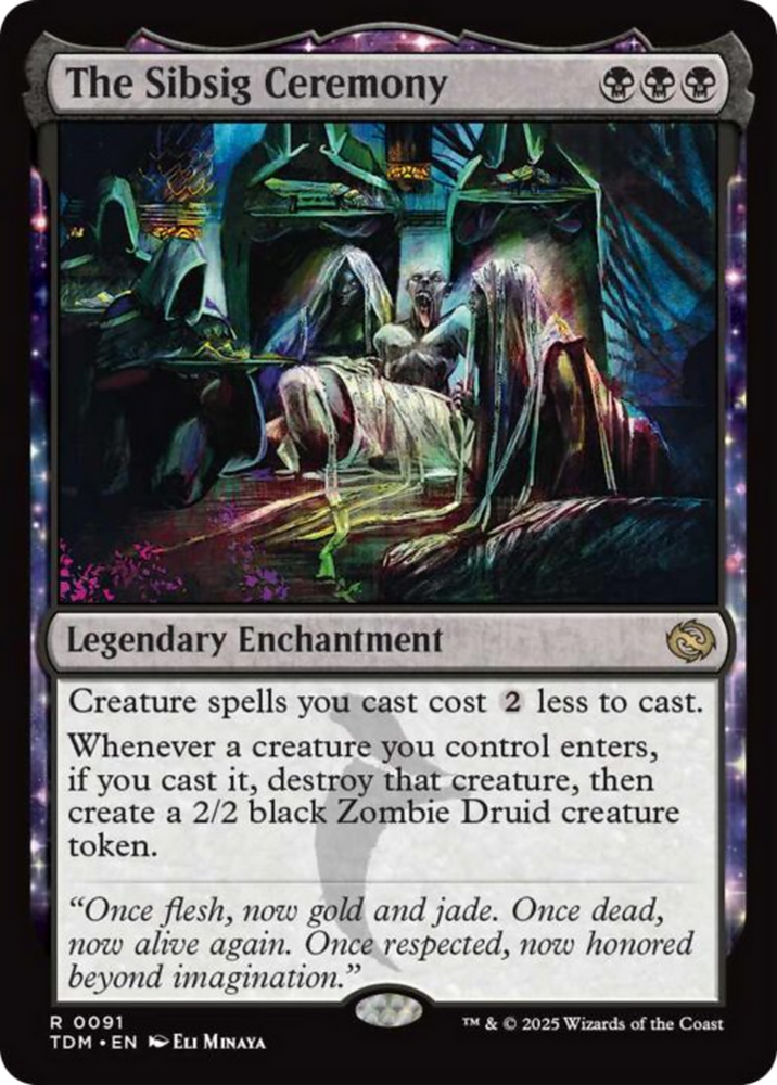 The Sibsig Ceremony [Tarkir: Dragonstorm] Magic: The Gathering