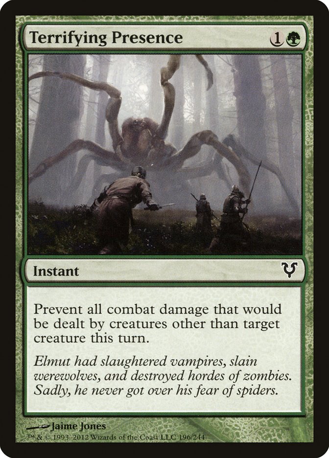 Terrifying Presence [Avacyn Restored] Magic: The Gathering