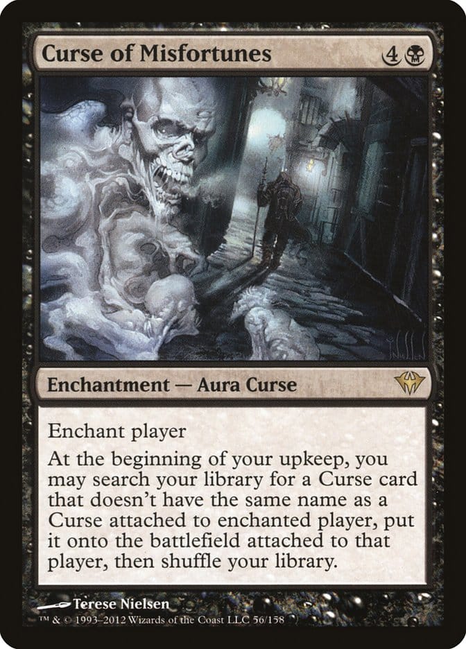 Curse of Misfortunes [Dark Ascension] Magic: The Gathering