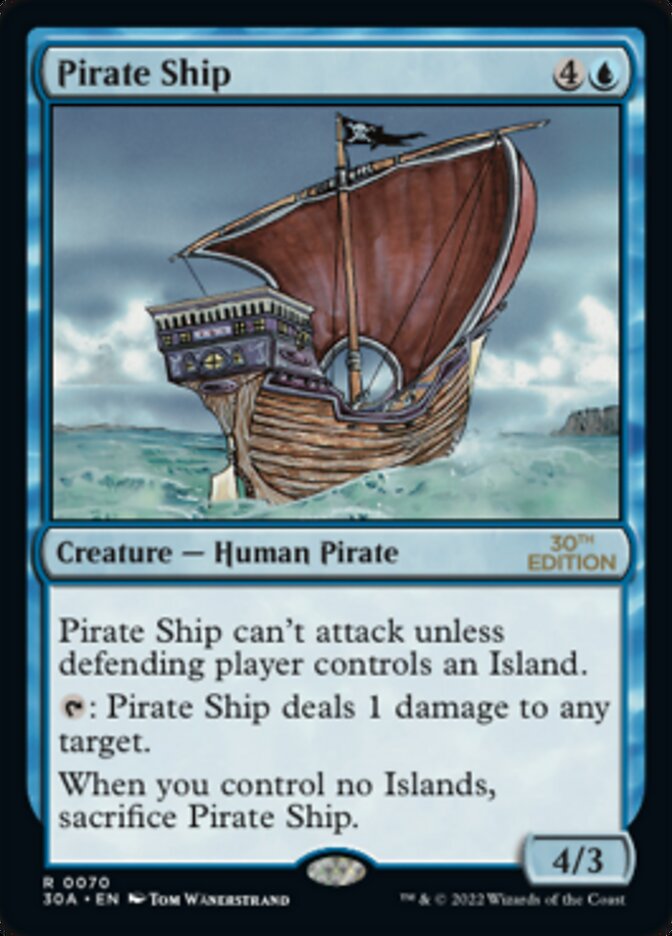 Pirate Ship [30th Anniversary Edition] Magic: The Gathering