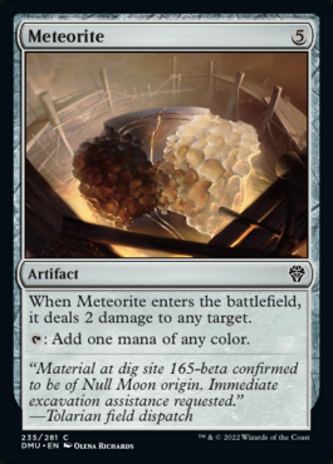 Meteorite [Dominaria United] Magic: The Gathering