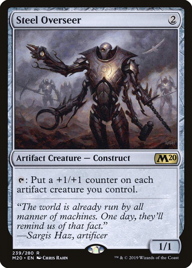 Steel Overseer [Core Set 2020] Magic: The Gathering