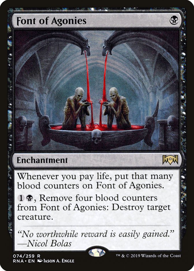 Font of Agonies [Ravnica Allegiance] Magic: The Gathering
