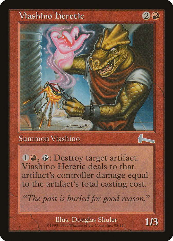 Viashino Heretic [Urza's Legacy] Magic: The Gathering