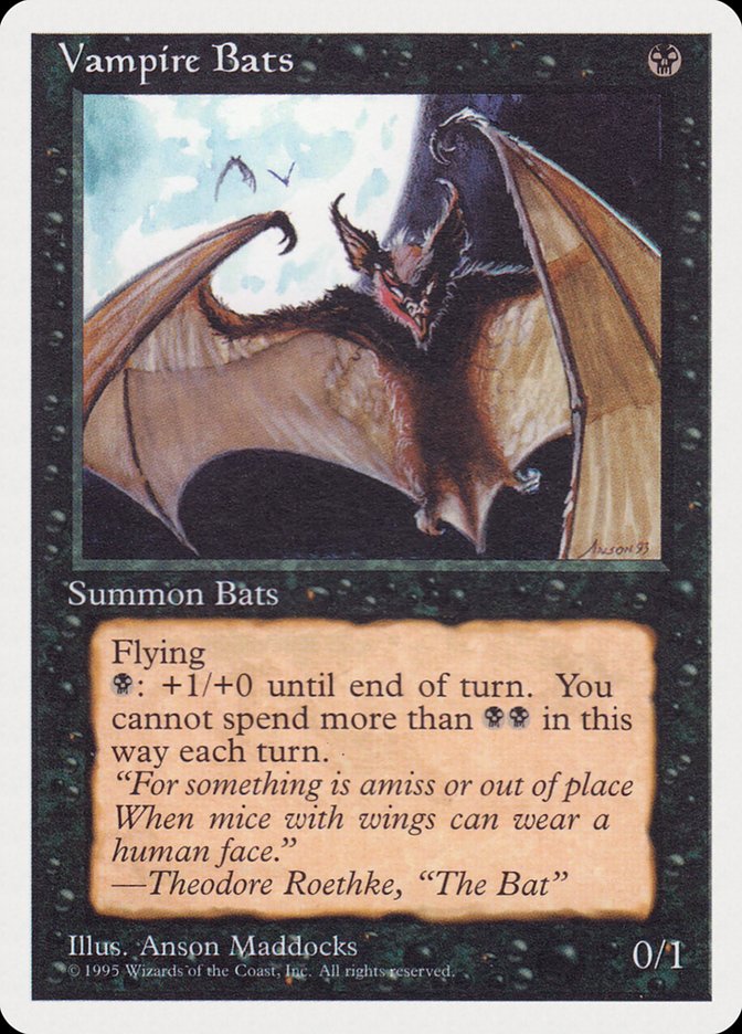 Vampire Bats [Rivals Quick Start Set] Magic: The Gathering