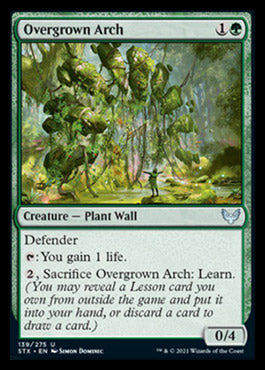 Overgrown Arch [Strixhaven: School of Mages] Magic: The Gathering