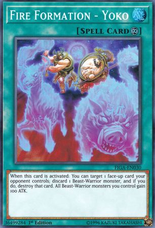 Fire Formation - Yoko [FIGA-EN030] Super Rare - Yugioh Cards For Your TCG Needs!