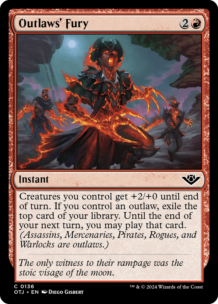 Outlaws' Fury [Outlaws of Thunder Junction] Magic: The Gathering