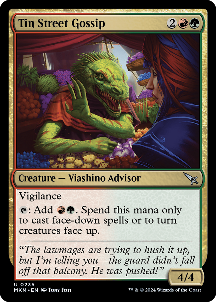 Tin Street Gossip [Murders at Karlov Manor] Magic: The Gathering