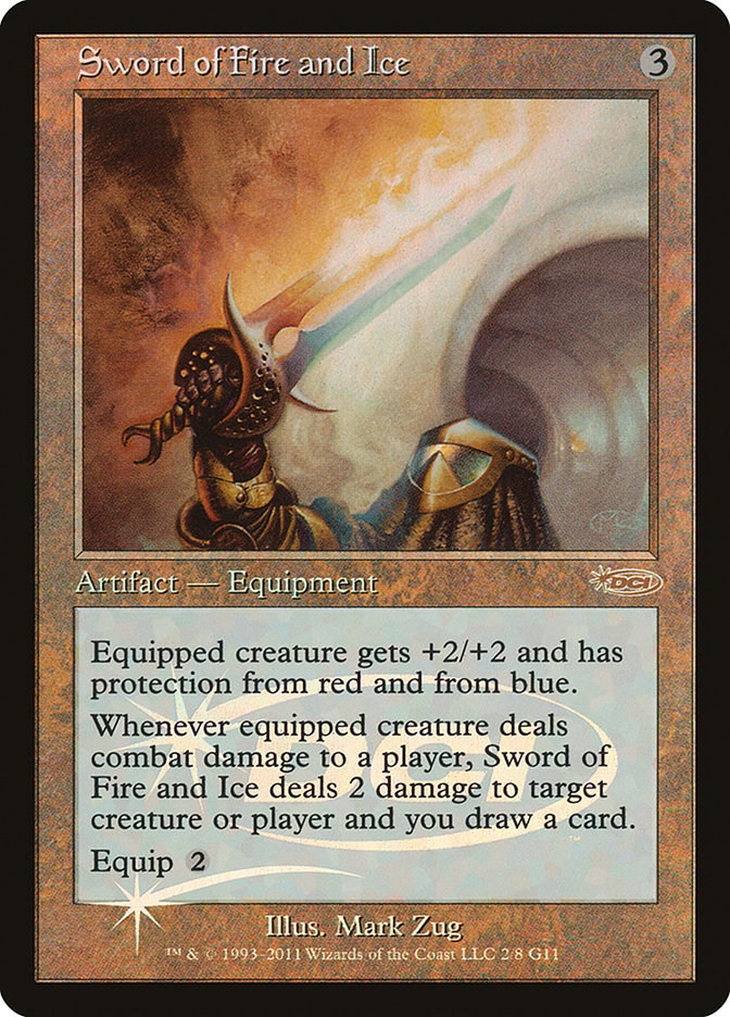 Sword of Fire and Ice [Judge Gift Cards 2011] Magic: The Gathering