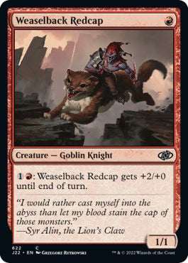 Weaselback Redcap [Jumpstart 2022] Magic: The Gathering